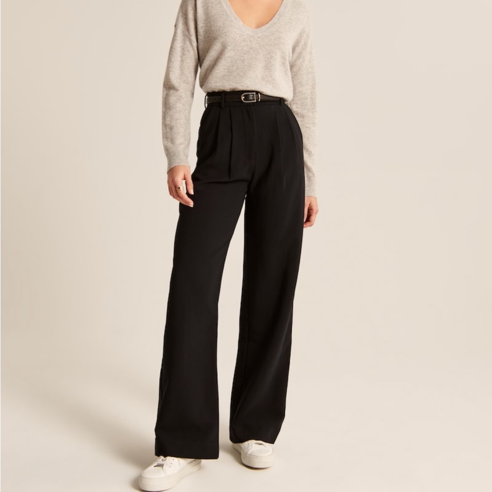 Abercrombie & Fitch Sloane Tailored Pants in Black XS
